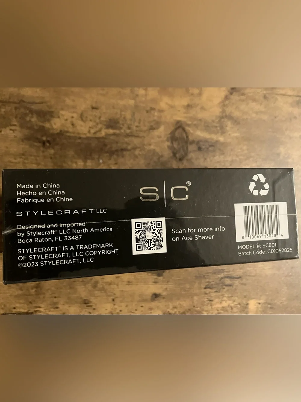 S/C Ace 2.o electric shaver
